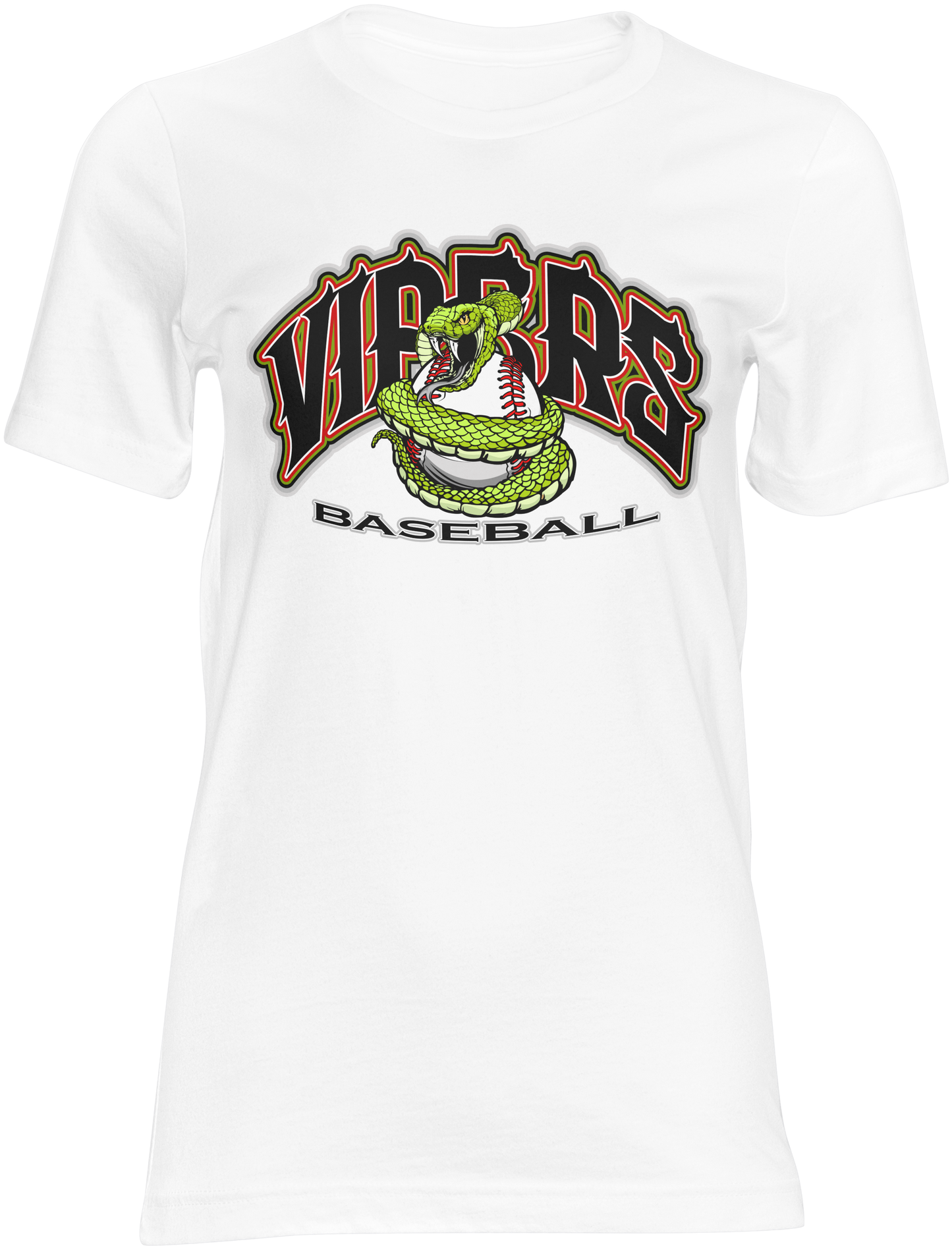 Vipers Baseball (front graphic ONLY)
