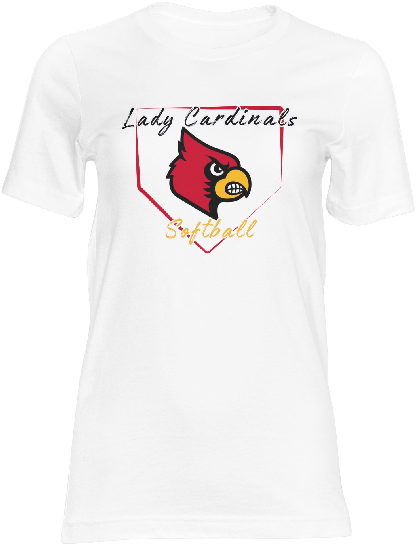 HG Lady Cardinals "Home Plate" T-Shirt
