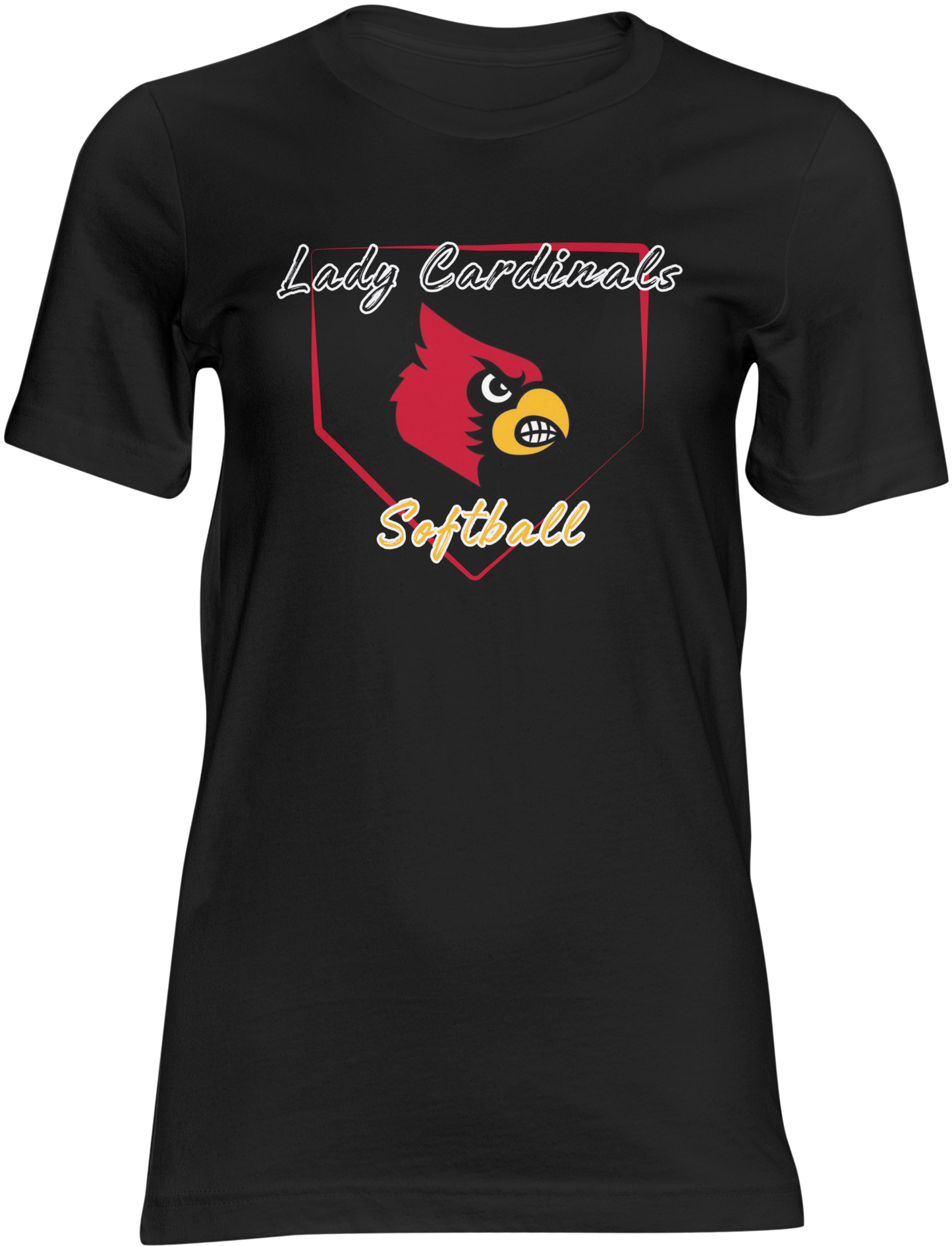 HG Lady Cardinals "Home Plate" T-Shirt